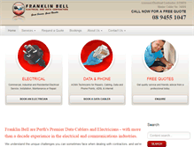 Tablet Screenshot of franklin-bell.com.au